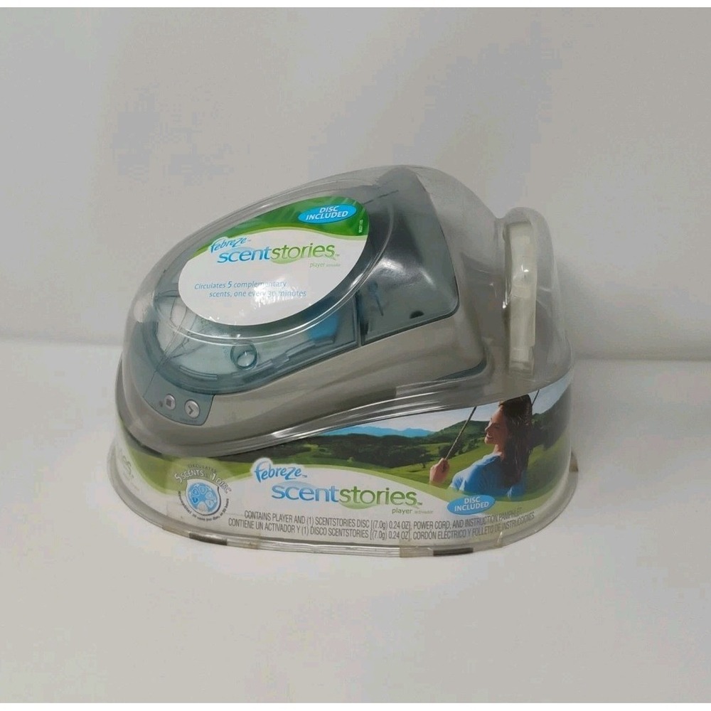 Febreze Scent Stories Player Scent Disc Air Freshener Mountain Trail Bionair New
